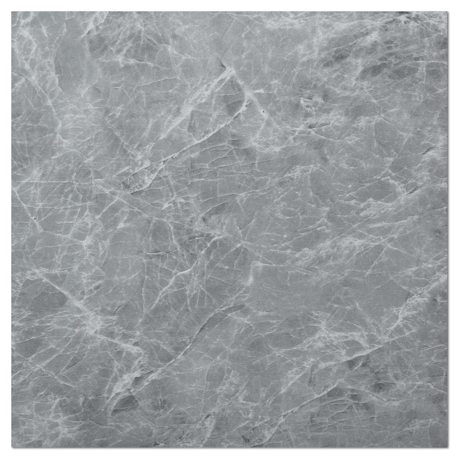 Art3dwallpanels Peel and Stick Floor Tiles 30-Pack 12 x 12 inch, Self Adhesive Waterproof Vinyl Flooring Marble Pattern for Kitchen, Dining Room, Bedrooms, Cover 30 Sq. Ft, Grey Marble