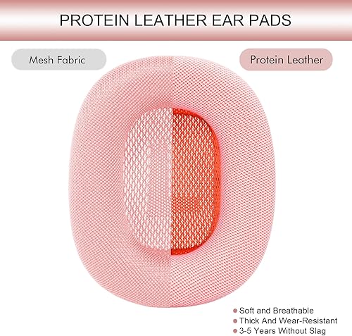 Miniatura 6 de GEVO Almohadillas de repuesto mejoradas para auriculares Apple AirPods Max, almohadillas de piel de proteína con espuma viscoelástica e imán para