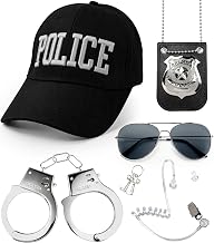 FBI Costume Accessories Set, Police Detective Secret Agent Role Play Accessories for Halloween
