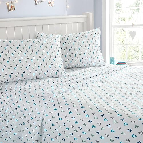 Miniatura 2 de Vonty Juego de sábanas de microfibra cepillada para niños y niñas, ultra suave y fácil de lavar (1 sábana bajera + 1 sábana encimera + 1 funda de