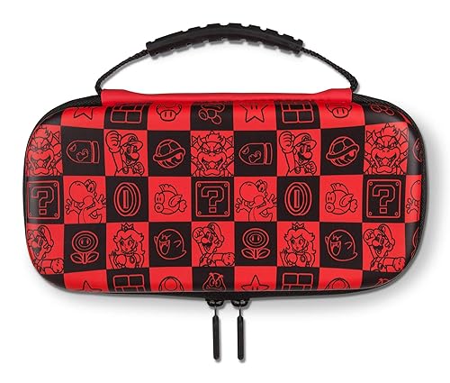 PowerA Protection Kit Lite -Red Super Mario Bros. Checkerboard - Nintendo Switch