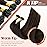 Sunny Hair K Tip Hair Extensions Real Human Hair Darkest Brown Ombre Medium Brown Ktip Human Hair Extensions 18inch Keratin Hair Extensions for Party 50g