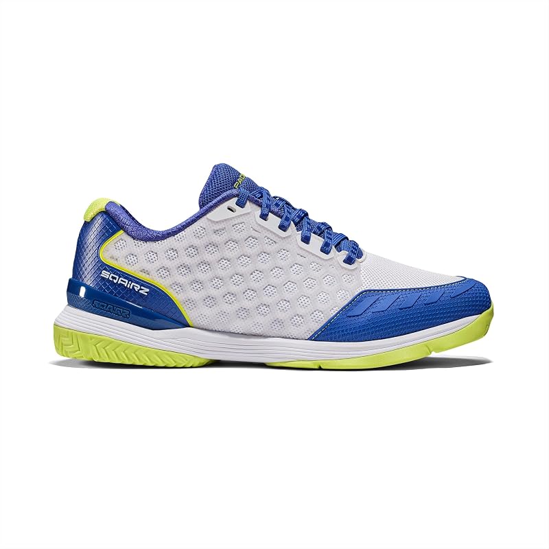 SQAIRZ XRZ2 Zapatos Pickleball para hombre | Zapatos de cancha mejorados para interiores y exteriores para hombres con puntera ancha | Zapatillas zapatillas Tenis y Pádel con Plantilla Blumaka