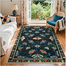 Area Rugs No Slip Boho,Carpet Runner Rug with Backing,Washable Mats for Floor Living Room Entryway Side of Bed Kids,Use in All Seasons,P,80160cm/31.563''