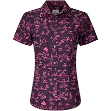 Flylow Women's Anderson Shirt - Plaid Button-Up Short-Sleeve Shirt for Mountain Biking & Casual Wear