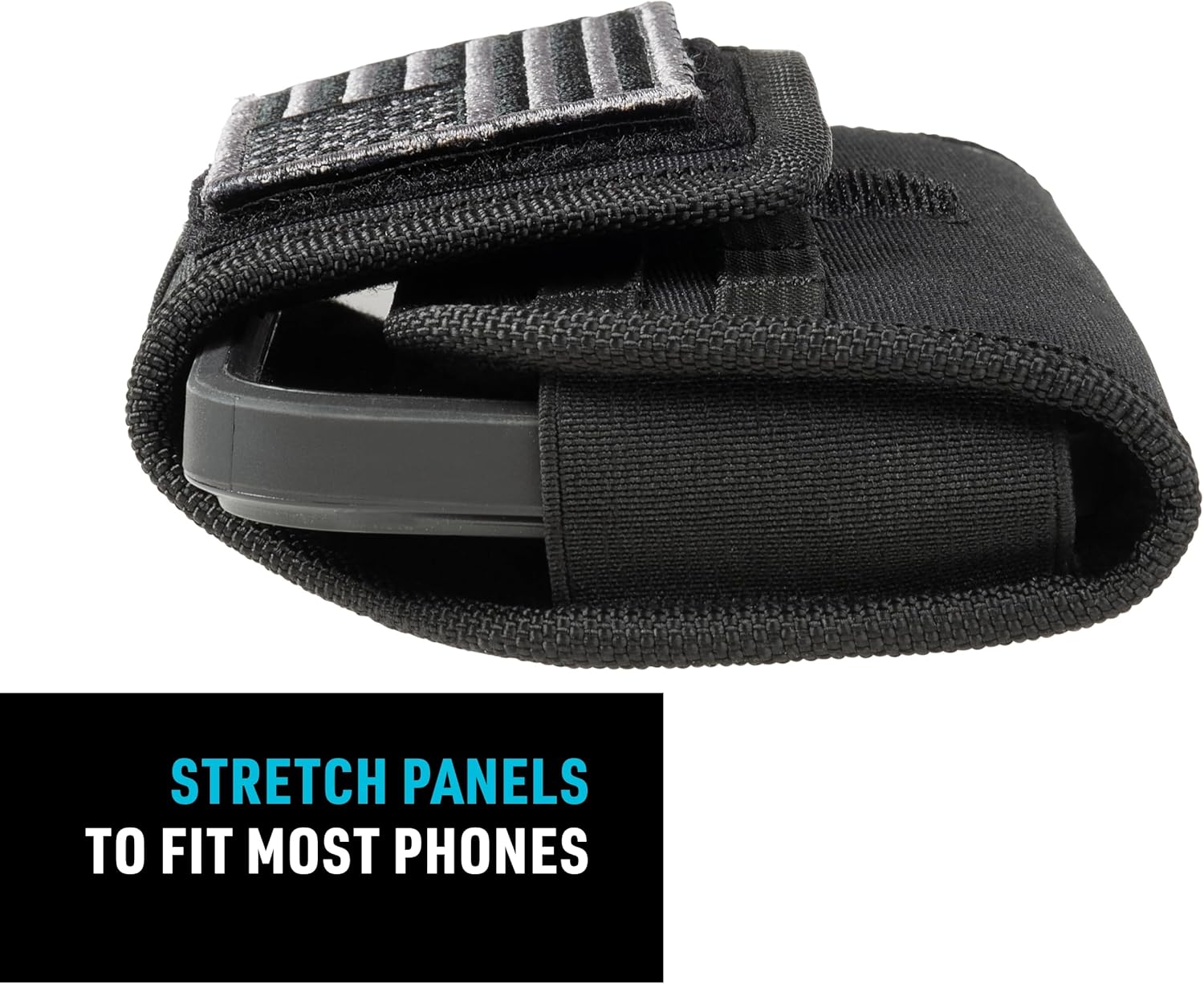 Nite Ize Clip Case Horizontal Universal Phone Holster - XXL - USA Patch - Image 4