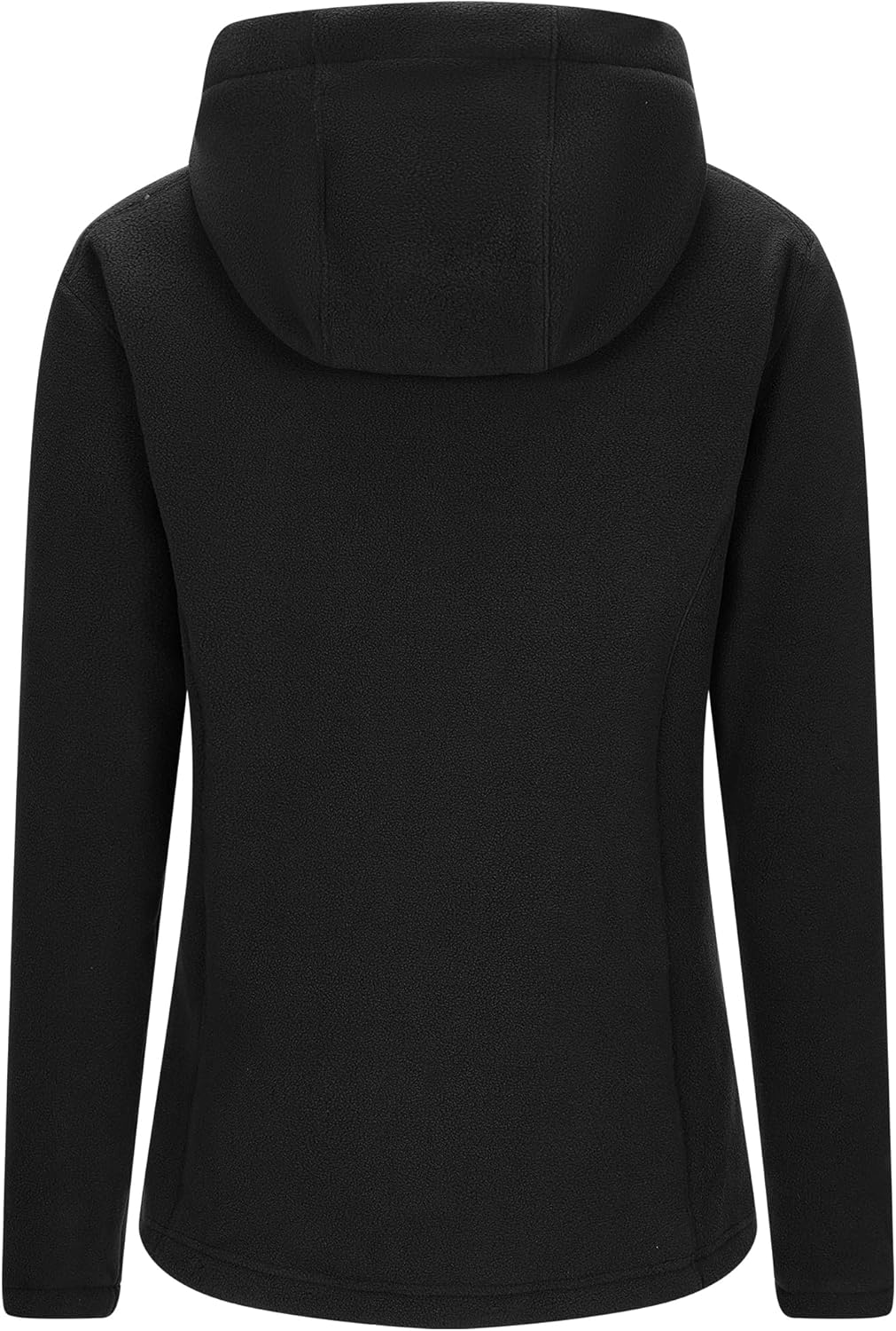 Outdoor Ventures Women's Full Zip Hooded Fleece Jacket Coat with 6 Pockets, Warm Soft Polar Fleece Casual Hoodie Sweatshirt - Image 3