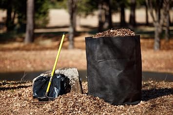 Smart Pots Compost Sak Fabric Composting Container with Plastic Fitted Cover