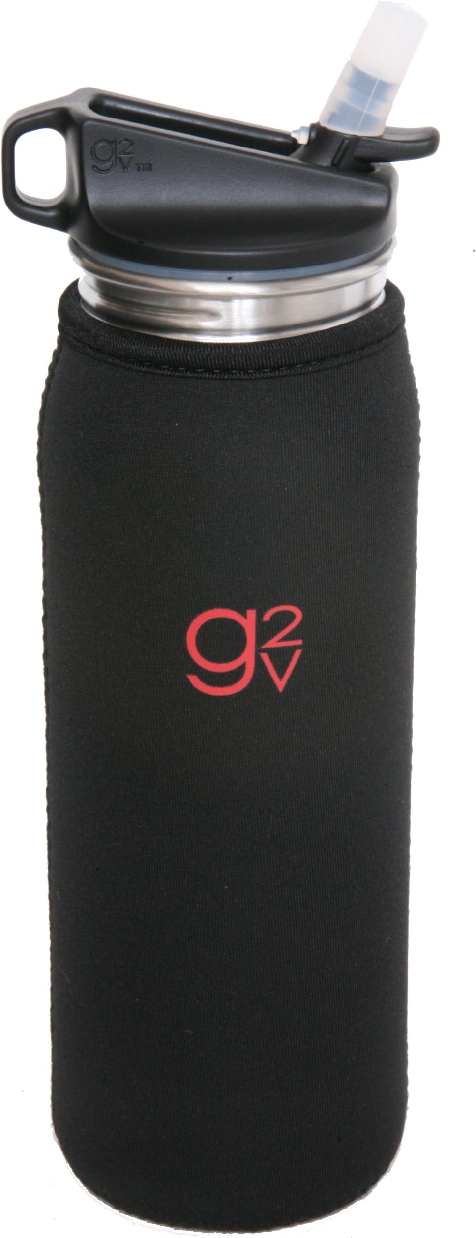 Black Neoprene Bottle Insulator Sleeve