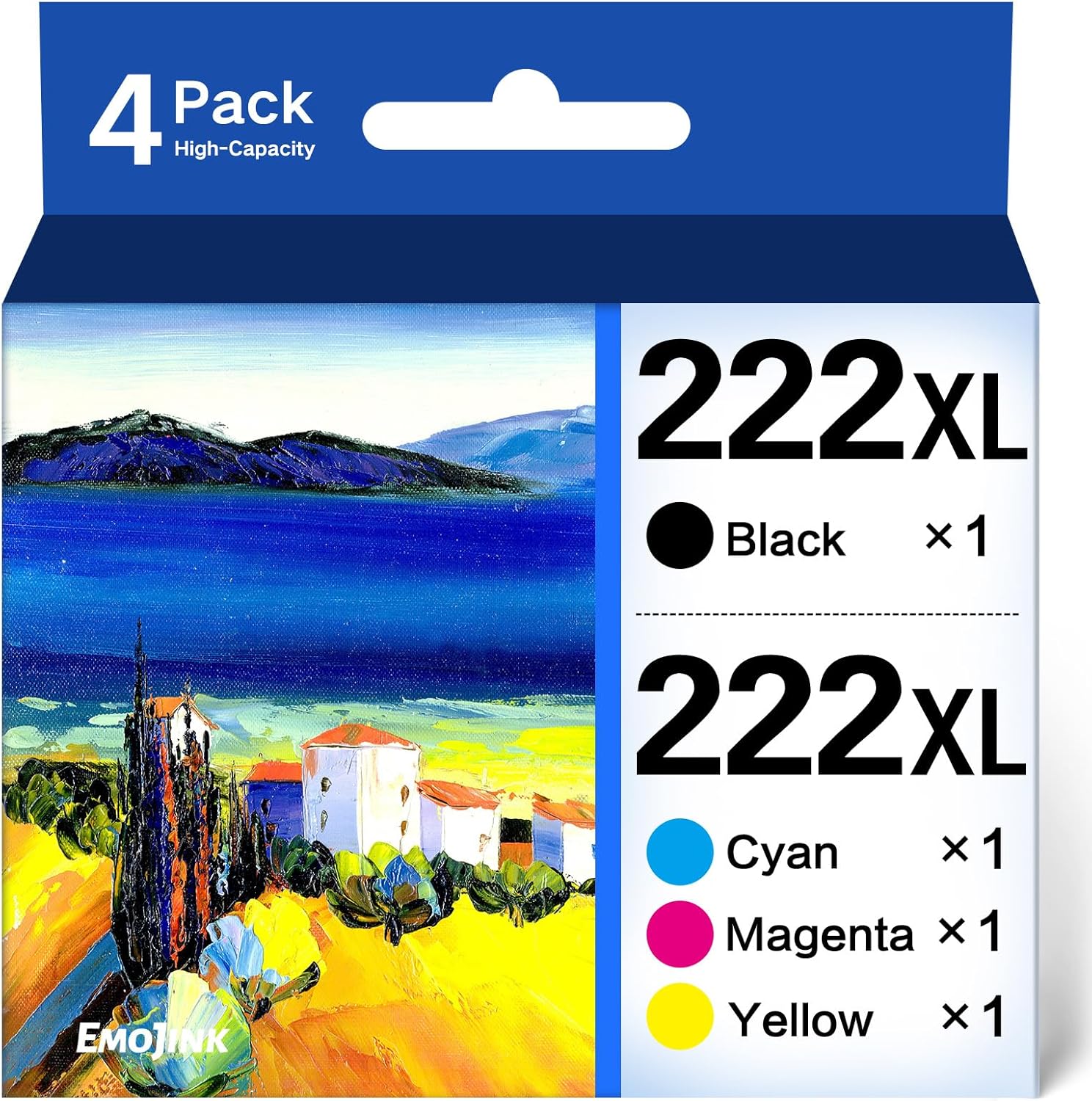 222 XL for Epson 222 Ink Cartridges Remanufactured for