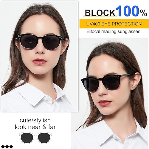 Miniatura 32 de MARE AZZURO Womens Reading Glasses Round Readers Female 0 1.0 1.25 1.5 1.75 2.0 2.25 2.5 2.75 3.0 3.5 4.0 5.0 6.0 (Red 250)