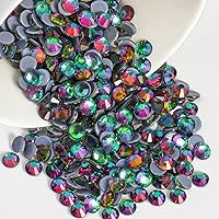 Vista 47 de Beadsland Hotfix - 2880 diamantes de imitación de cristal con parte trasera plana para manualidades, ropa, decoraciones de bricolaje, cristal AB