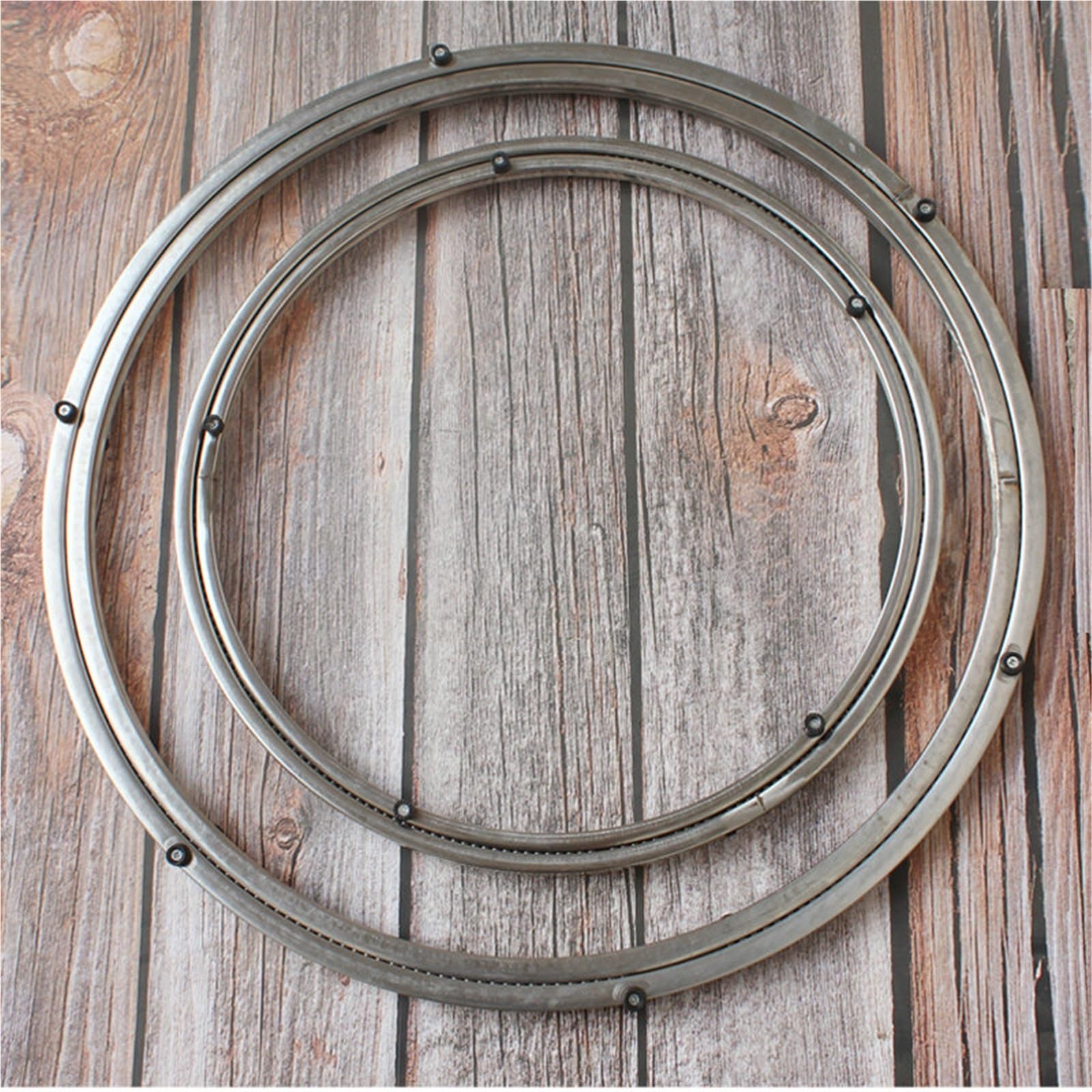 Kugellager Drehteller 40/50/60/70/80/100CM Edelstahl 304 Lazy Susan Drehteller Schwenkbasis Runde rotierende Kugellagerplatte Hardware(40CM Diameter)