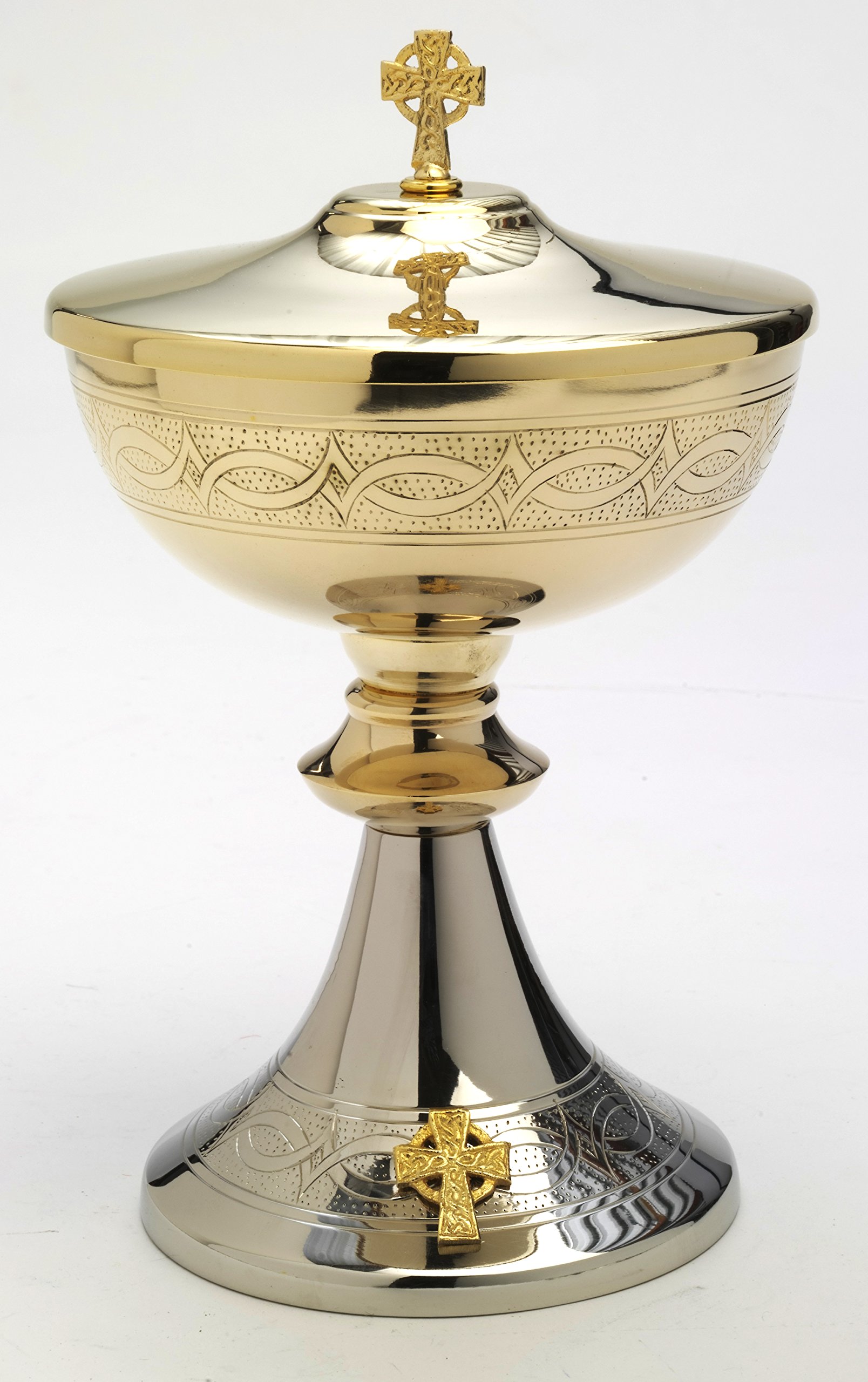 Statue en laiton de 23 cm coloris or et argent idée cadeau maison