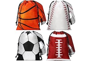 Berlune 24 Pack Multipurpose Sports Drawstring Bags for Bulk Party Favors