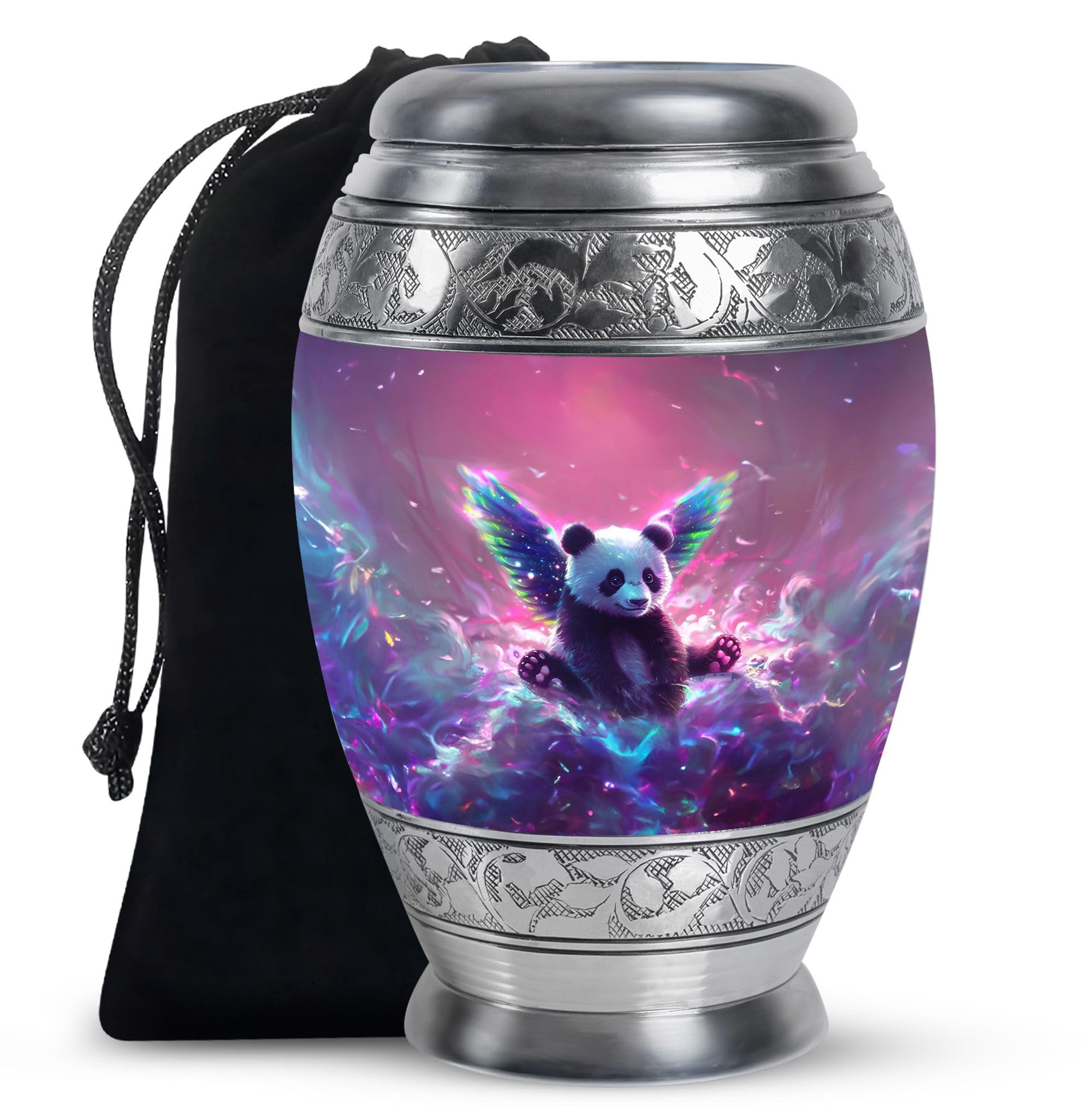 Panda Urns for Human Ashes Adult Female - Decorative Urns for Male 10 Inch