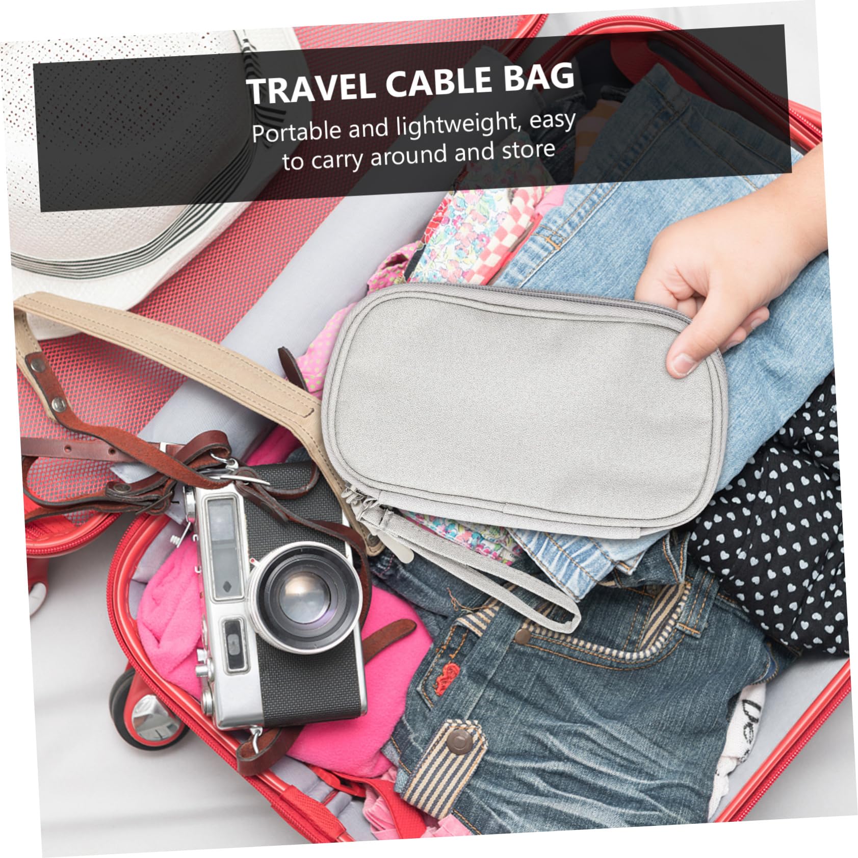 Angoily Custodia Per Elettronica Da 3 Pezzi Custodia Per Elettronica Impermeabile Borsa Per a Per Accessori Per Cavi Da Viaggio Per a Per