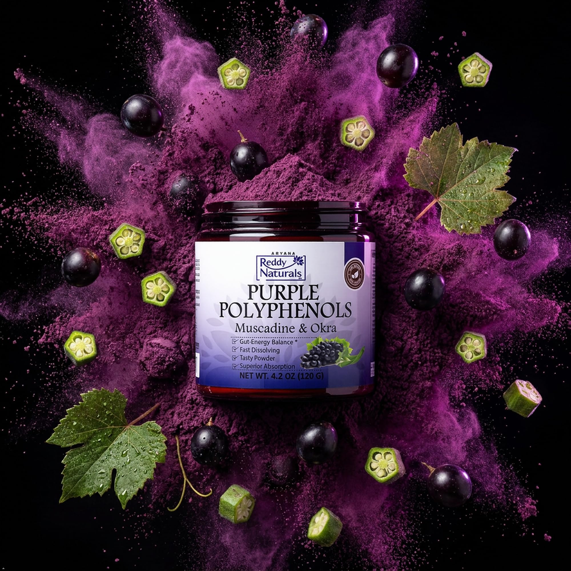 Purple Polyphenols Antioxidant Superfood Powder Drink Mix — Amazon image 5
