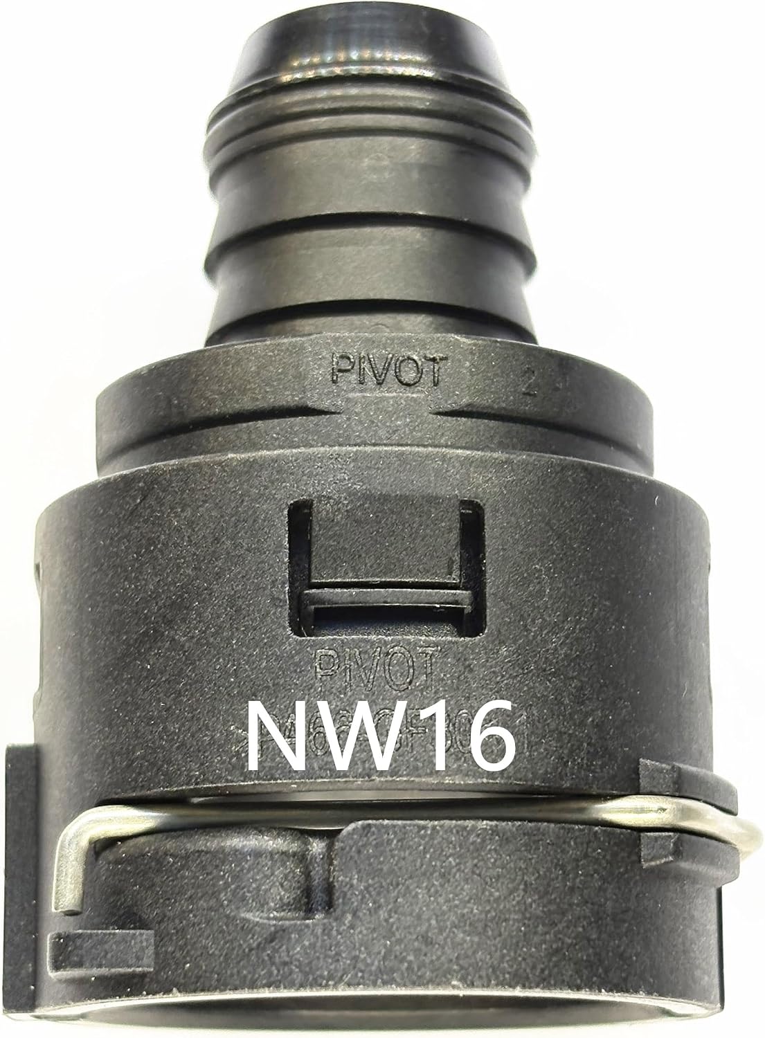 PIVOT NW16 Coolant Hose Connector, Straight Barbed Radiator Heater Water Pipe Quick Coupling for BMW, Mercedes-Benz, Audi, Q5, Q7, VW, Jetta, GM, Chevy, Buick, Cadillac, Engine Pipe Line Fitting