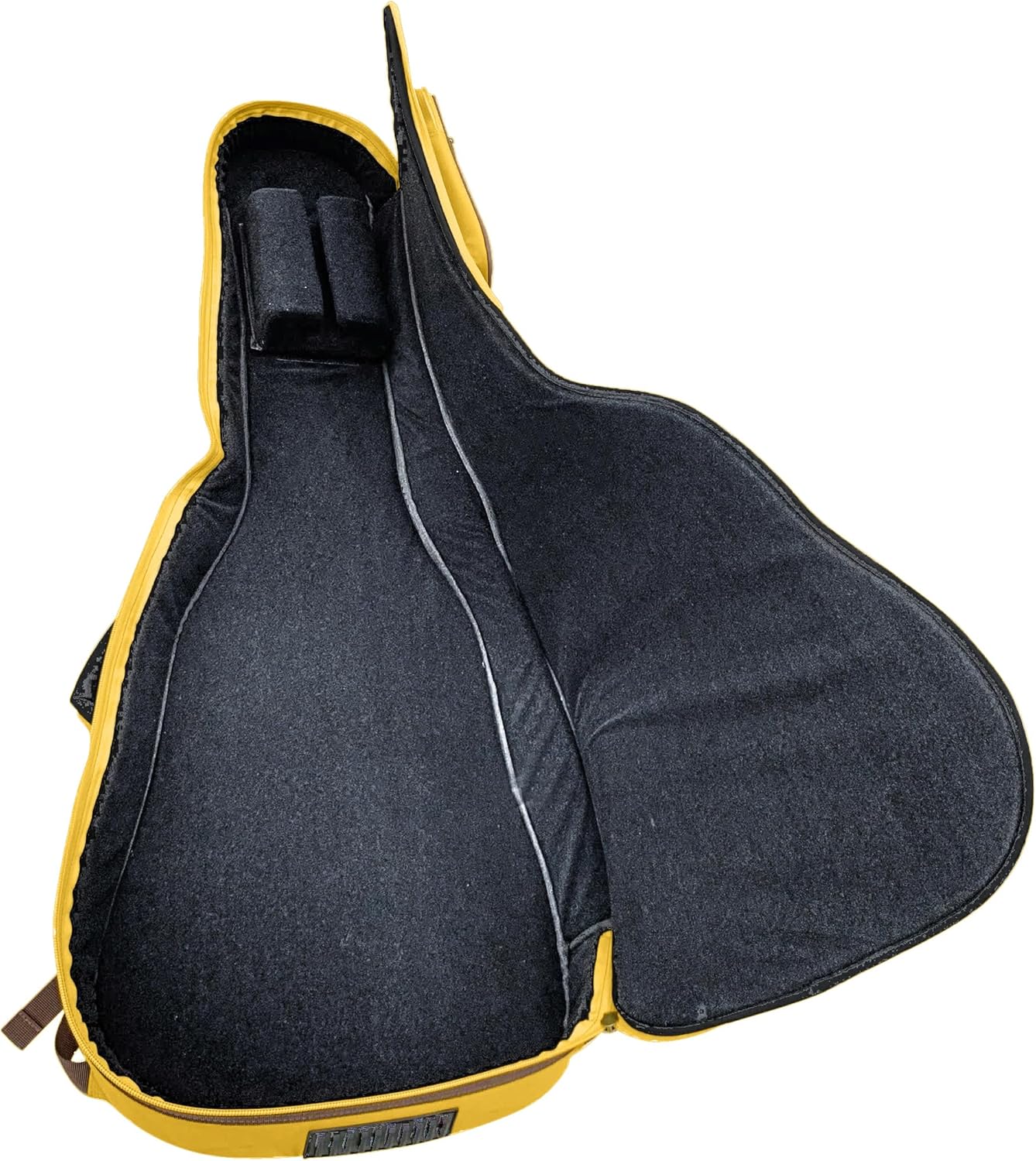 BARTON Lockdown Premium Short Scale Bass Guitar Gig Bag, Goldenrod