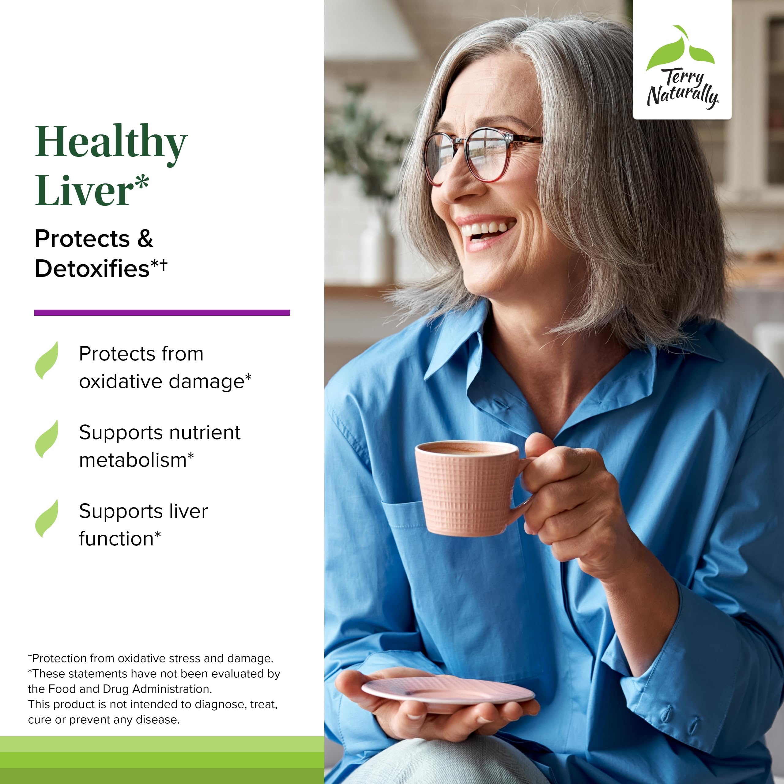 Terry Naturally Healthy Liver - Liver Detox & Daily Function - 60 Count — Amazon image 3