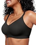 Womens Wireless Seamless Bras Full Coverage Supportive Lounge Everyday Bra Push Up Comfortable Tshirt Plus Size Bras