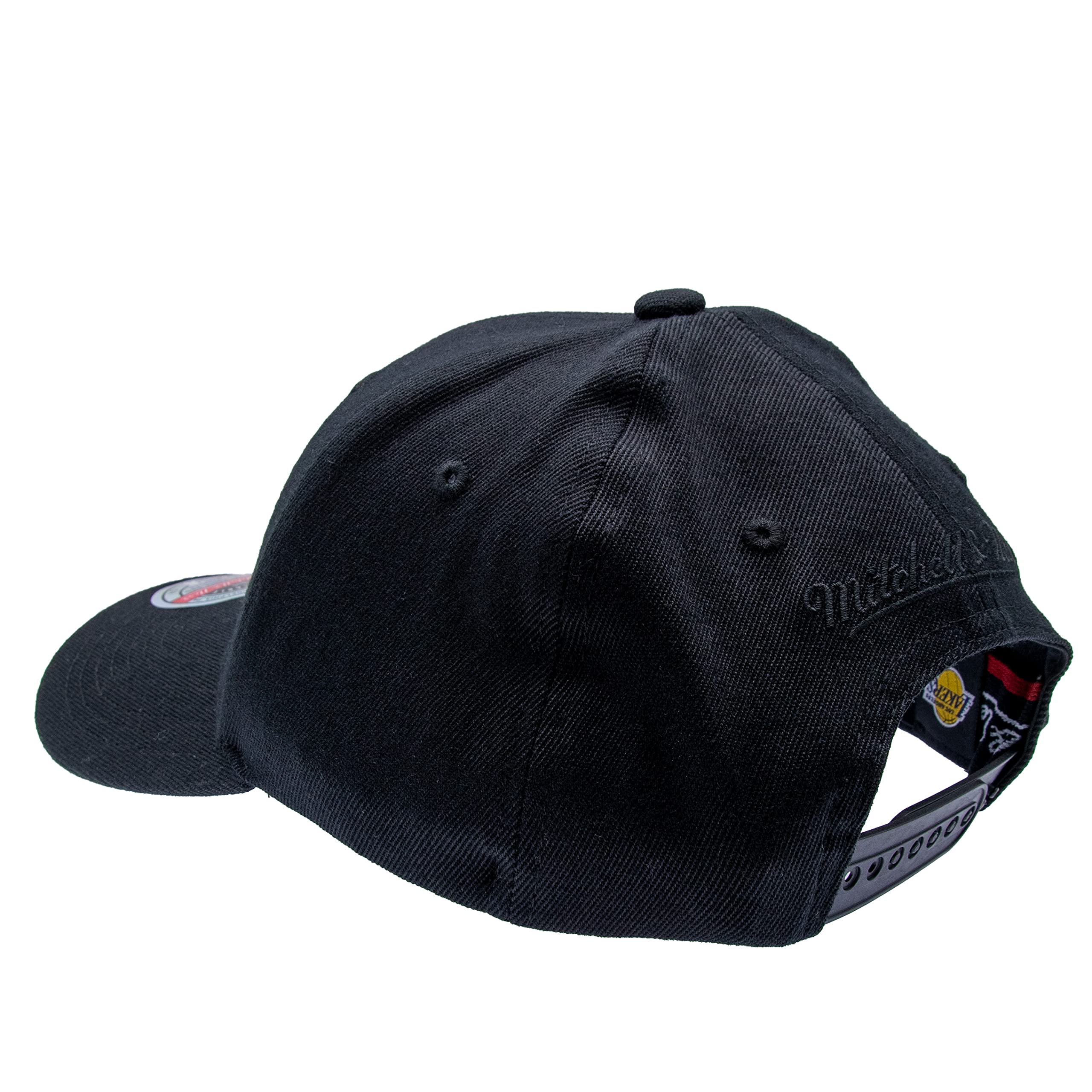 Mitchell & Ness NBA NBL/BLK Logo Classic Red Baseball Gorra Snapback, Negra