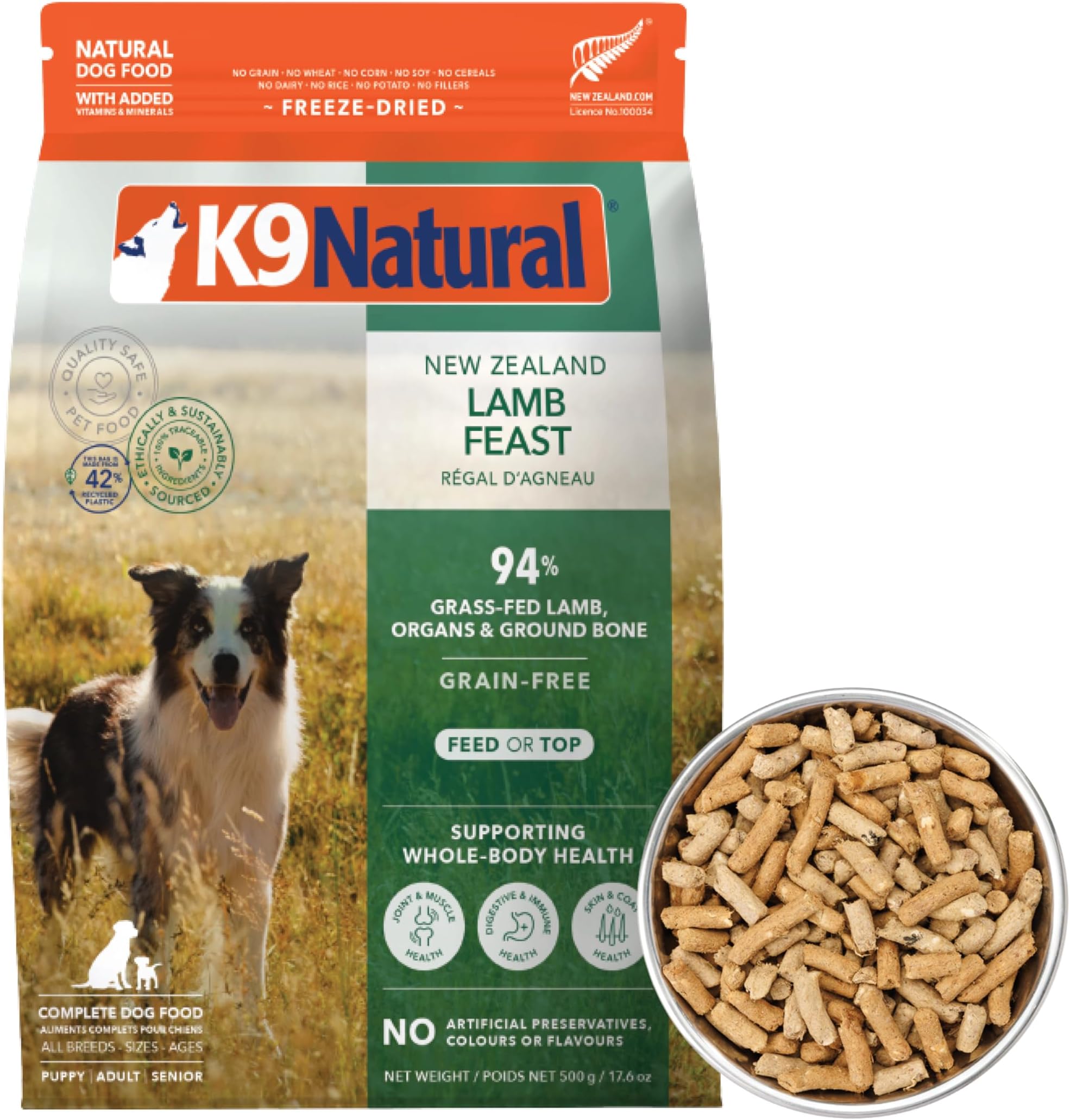 Freeze Dried Lamb Feast 500g