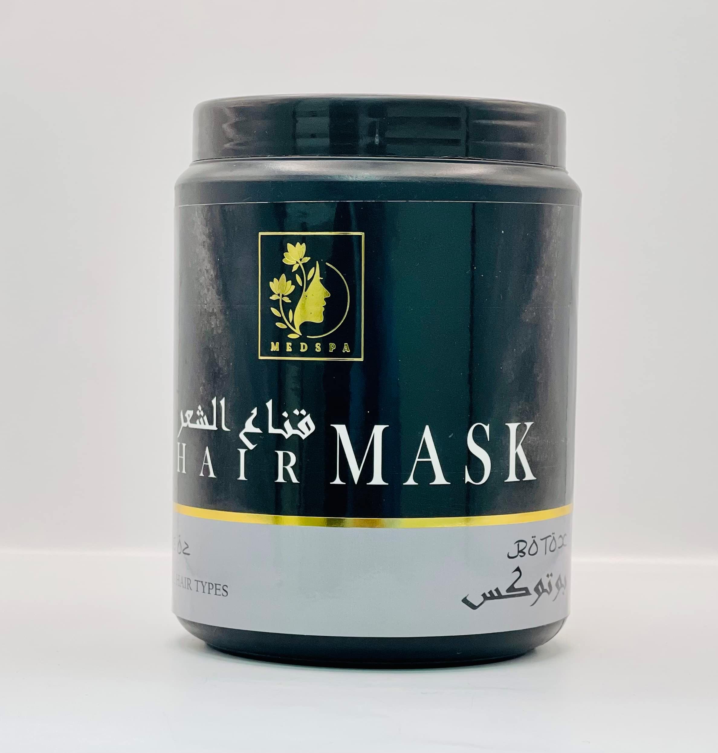 MEDSPA Botox Hair Mask, Intensive Re-vitalizing Treatment with Hyderation, Moisturization and Repair for All Hair Types 1kg. 35oz