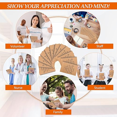 Miniatura 3 de 12 cuadernos en espiral inspiradores A5, regalo de agradecimiento a granel, bloc de notas motivacionales de 6 x 8 pulgadas, 100 páginas50 hojas,