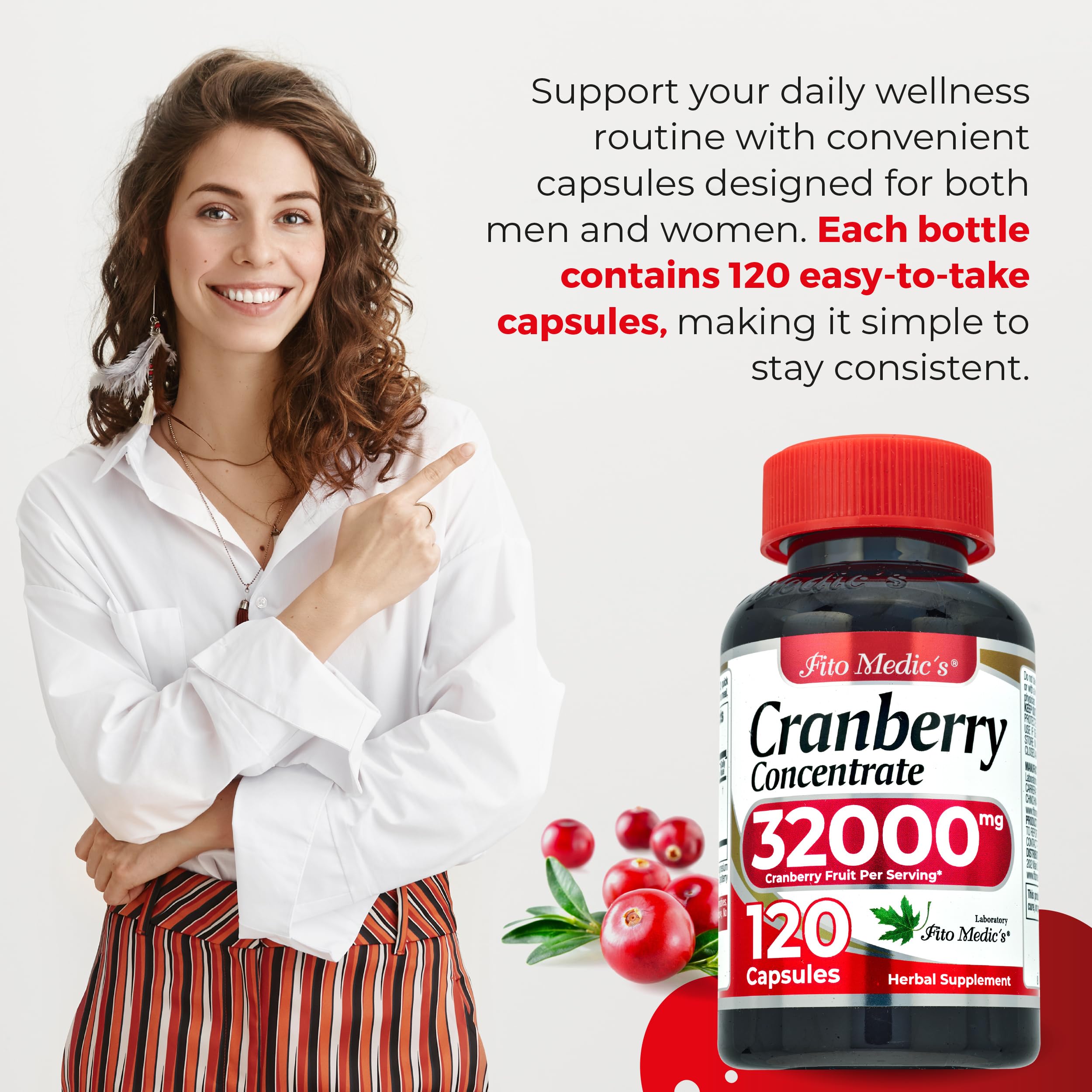 FITO MEDIC'S Lab | Cranberry Pills | Cranberry Supplement |120 softgels | Concentrate Extract — Amazon image 3