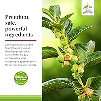 Vista 5 de Terry Naturally Ashwagandha EP35 Extra Strength - Herbal Supplement for Sleep Support - Aid Healthy Stress Response - Endurance & Energy Support