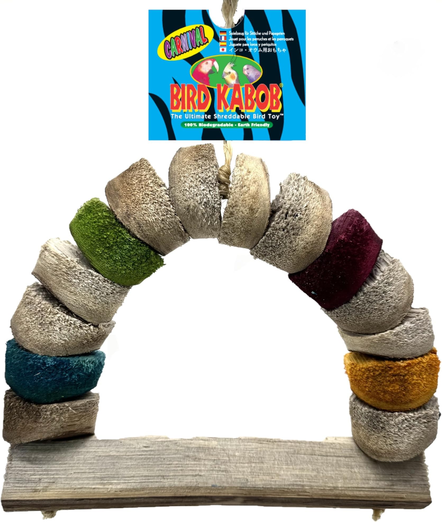 8-1/2-Inch Carnival Chewable Perch