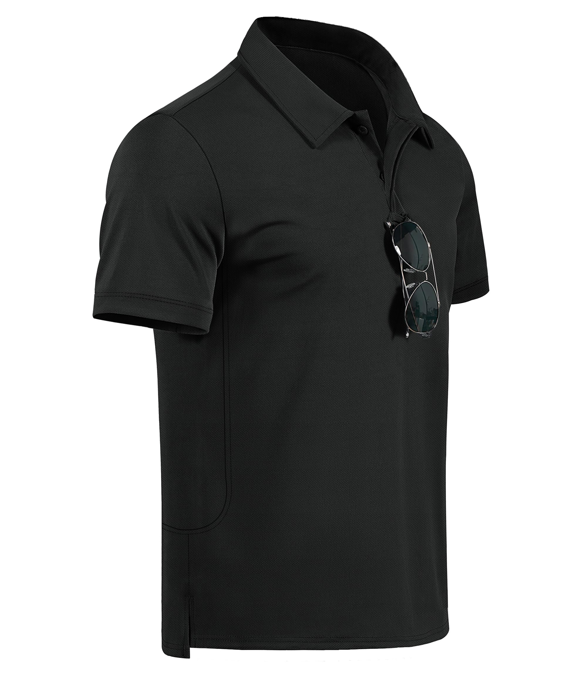 GLESTORE Poloshirt Herren Golf Kurzarm Poloshirts für Männer Bügelfrei Sport Polo Shirt