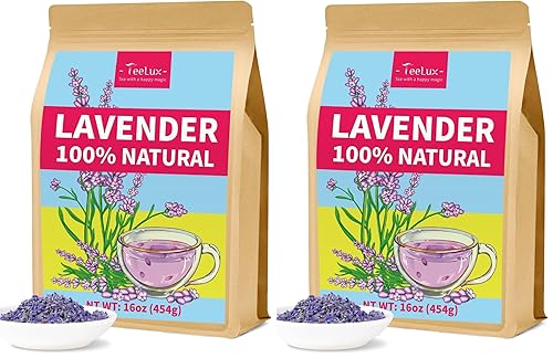 Vista 21 de TeeLux Té de Capullos de Rosa en Hojas Sueltas, 150g/5.3oz, Té Herbal de Capullos de Rosa Naturales Secos, Flores de Rosa de Grado Alimenticio