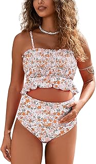 MOMOOD Maternity Swimsuit Two Piece Bikini Bandeau Top Hipster Bottom High Waisted Price In India