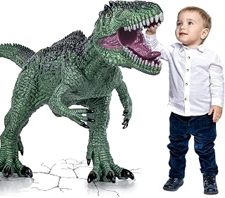 Gzsbaby Big Dinosaur Toys for Boys, 73cm Large Giganotosaurus Dinosaur Toys, Giant Soft Dinosaur Toys for Kids 3-5, Toddler Jumbo Dinosaur Birthday Gifts, Dinosaur Party Favors