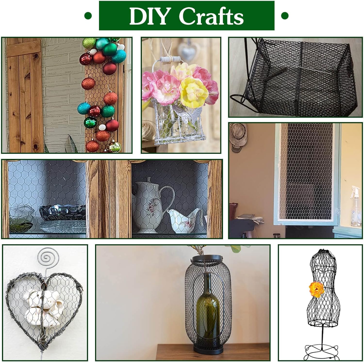 XR MARKET Cercas de alambre de