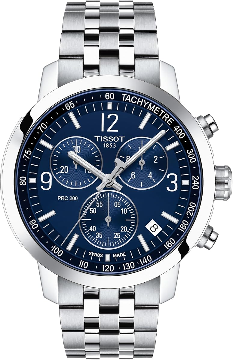 Reloj PRC 200 Gent Chr Qua para hombre, caja de acero inoxidable 316L, cuarzo suizo