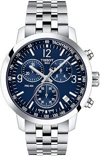 Tissot PRC 200, Swiss Quartz Chronograph, 43mm, Blue Dial, Men's Watch