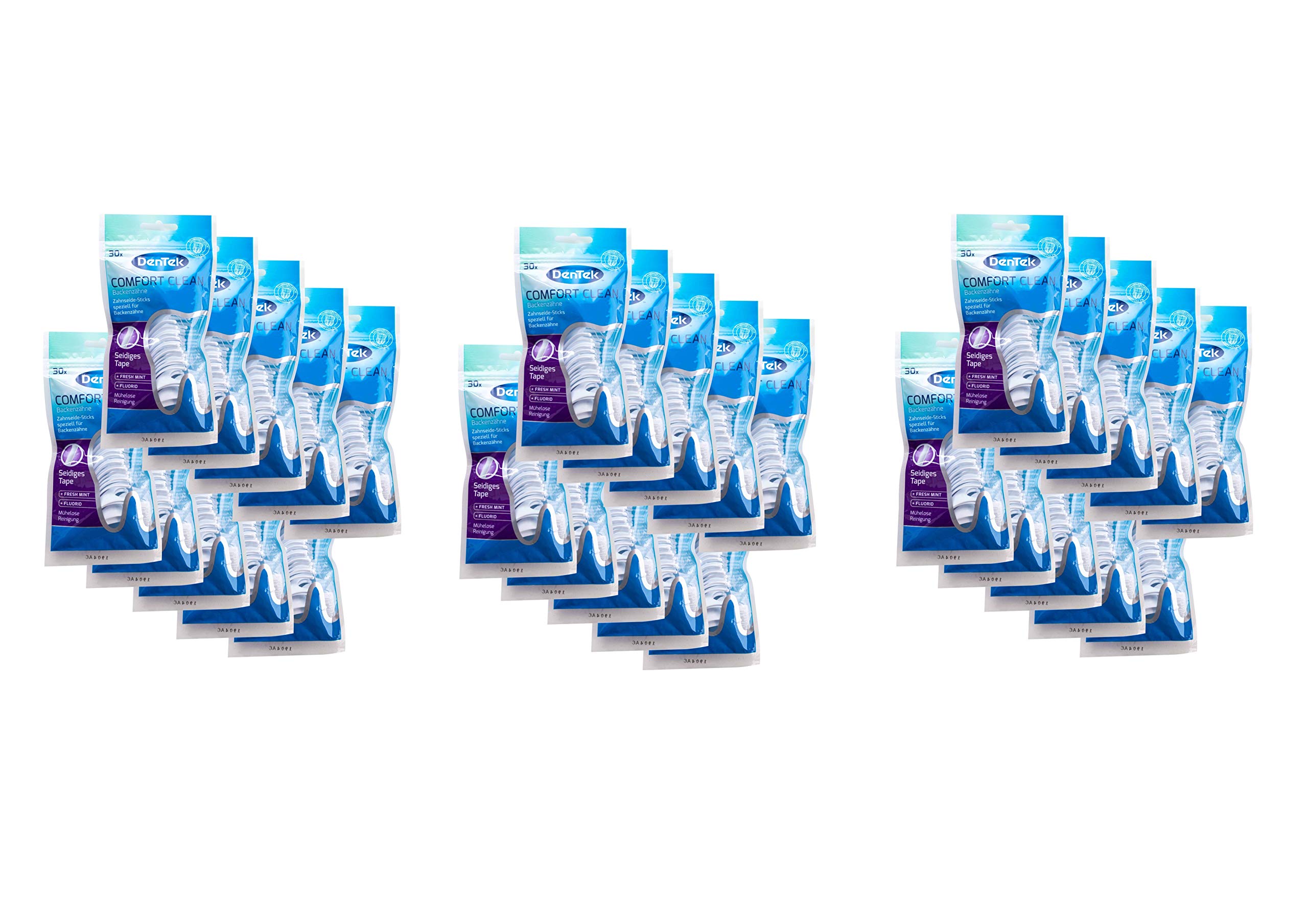 30 x Dentek Comfort Clean dientes seda Sticks