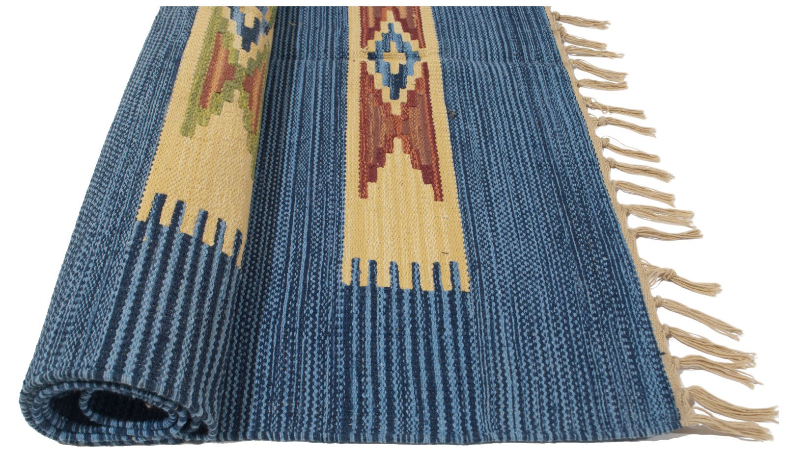 Galleria Farah1970 - 200x60 CM Kilim Autentico, Originale e Fatto a Mano Ideale Per il Corridoio, Ufficio, Seconda Casa e la Cucina (LAVABILE IN LAVATRICE)