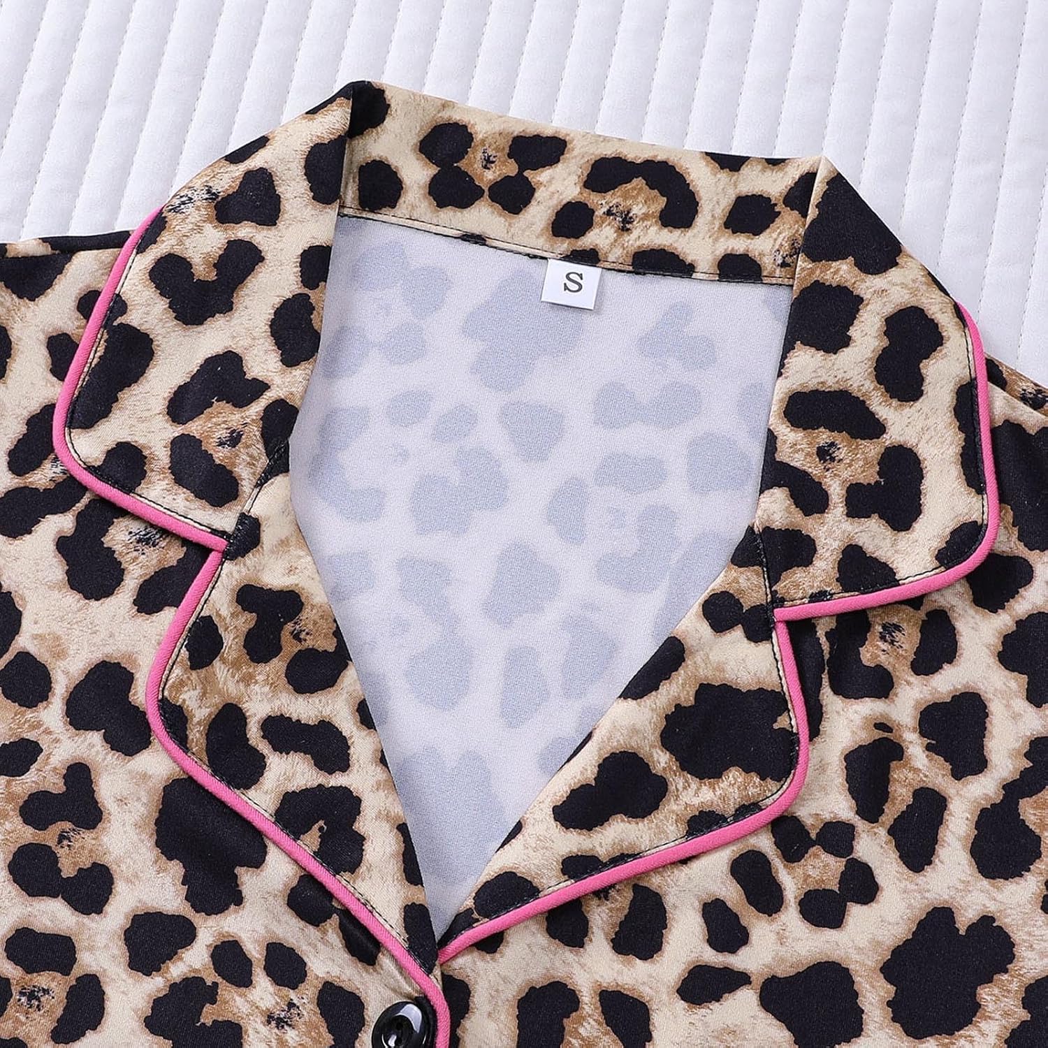 Women'S Pajama Sets,Womans Pajamas Long Sleeve Cute Print 2 Piece Outfits | Pajama Sets For Women 2 Piece Pants Button Down 2 Pieces Nightgowns Fall Winter Vacation Clothing Women'S Pajama Sets Khaki