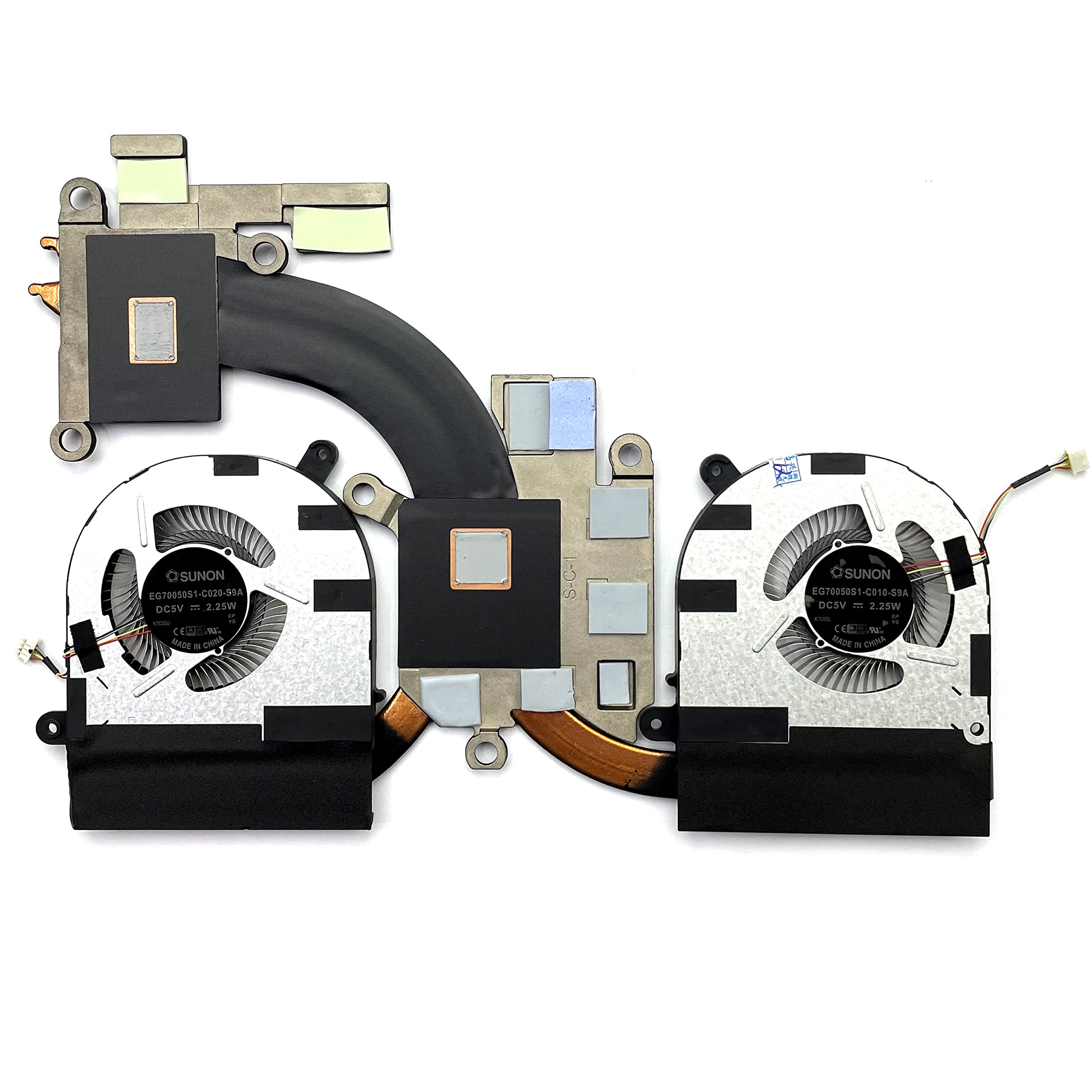 New CPU+GPU Cooling Fan with Heatsink Replacement for Lenovo Yoga