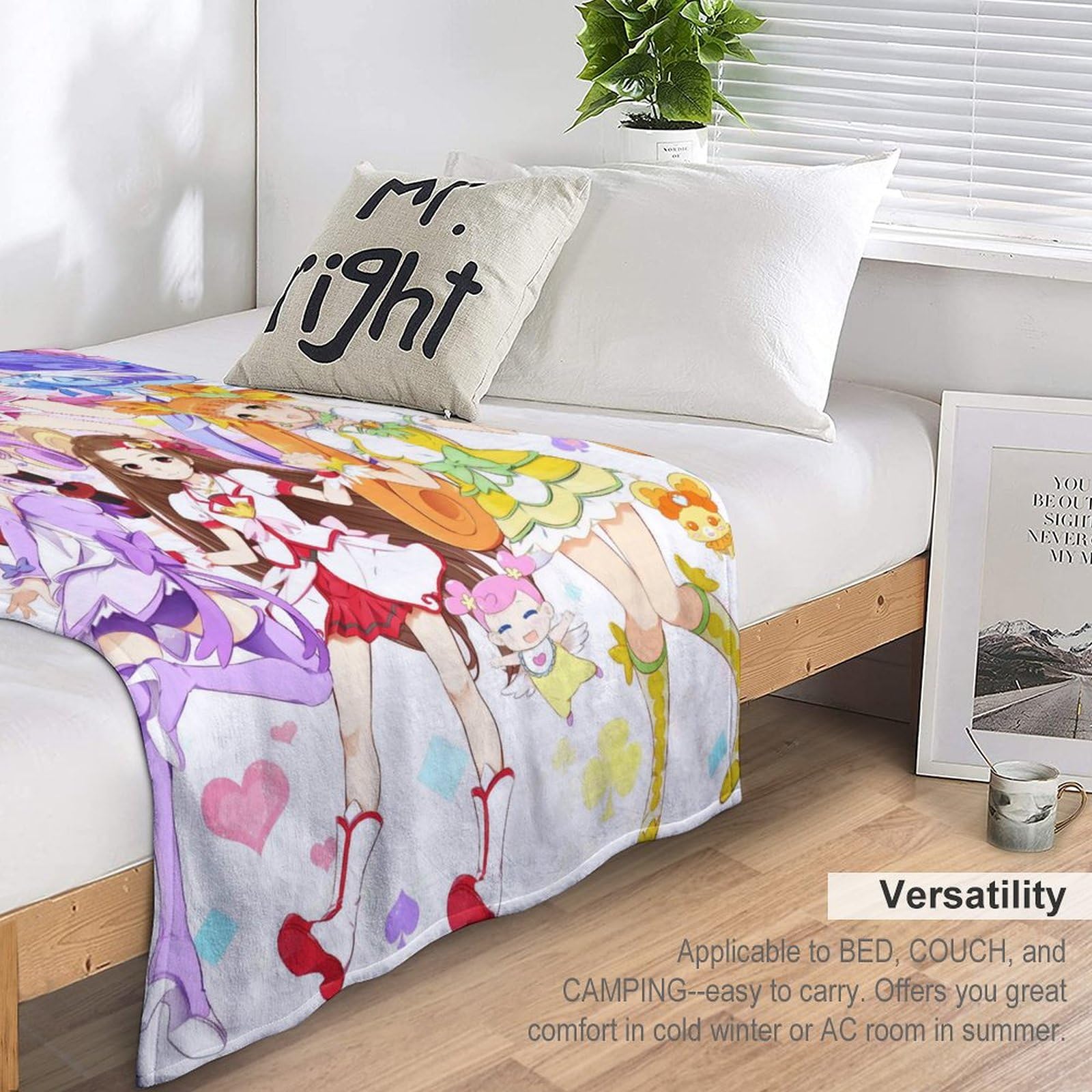 Amazon｜ドキドキ！プリキュア (1) ブランケット 掛け布団 フランネル