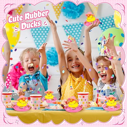 Miniatura 7 de Sotiff Mini patos de goma a granel para niños, lindo juguete de pato amarillo para tablero de instrumentos de automóvil, adornos de bañera con gafas