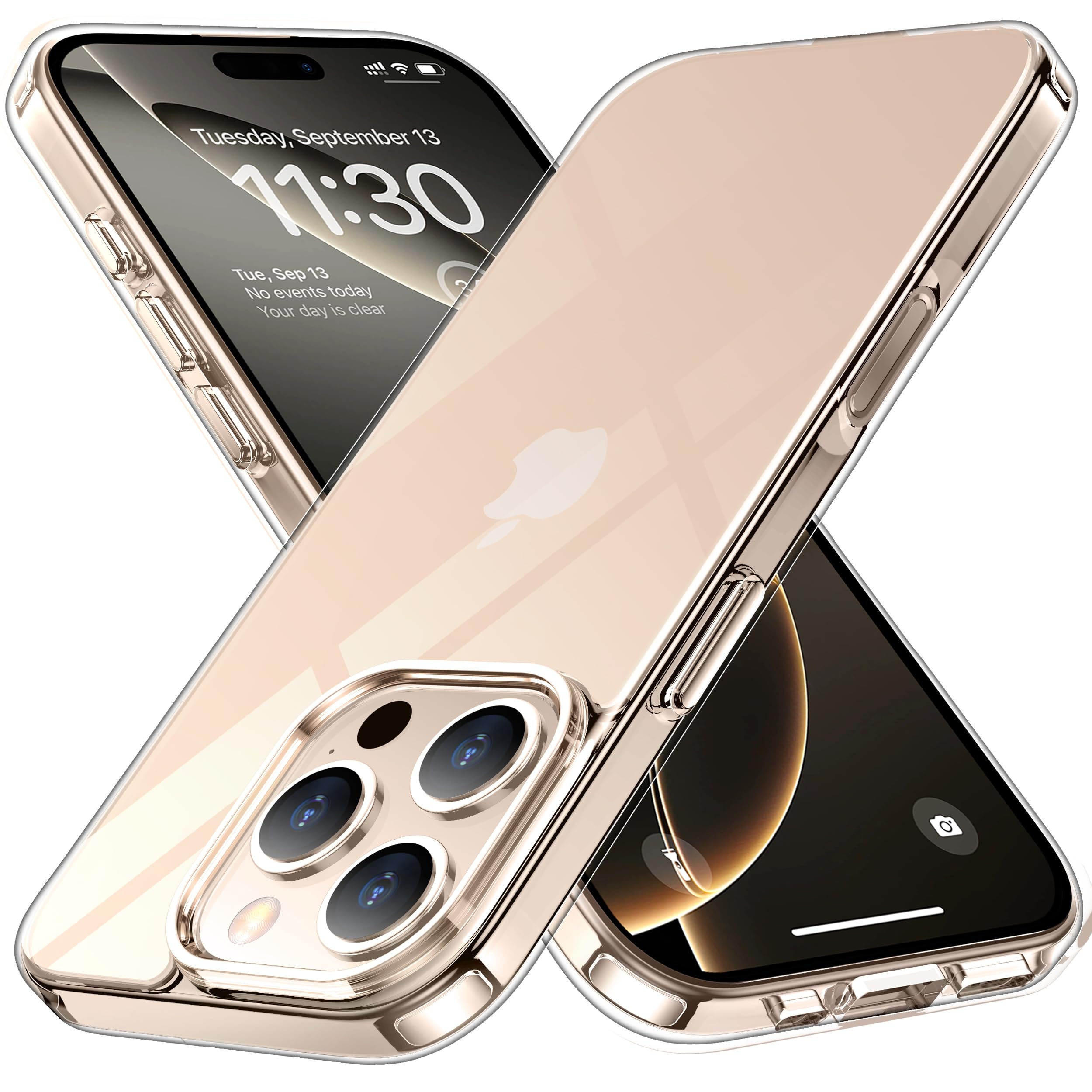 Amazon.co.jp: iPhone 16 Pro ケース クリア 耐衝撃 米軍MIL規格