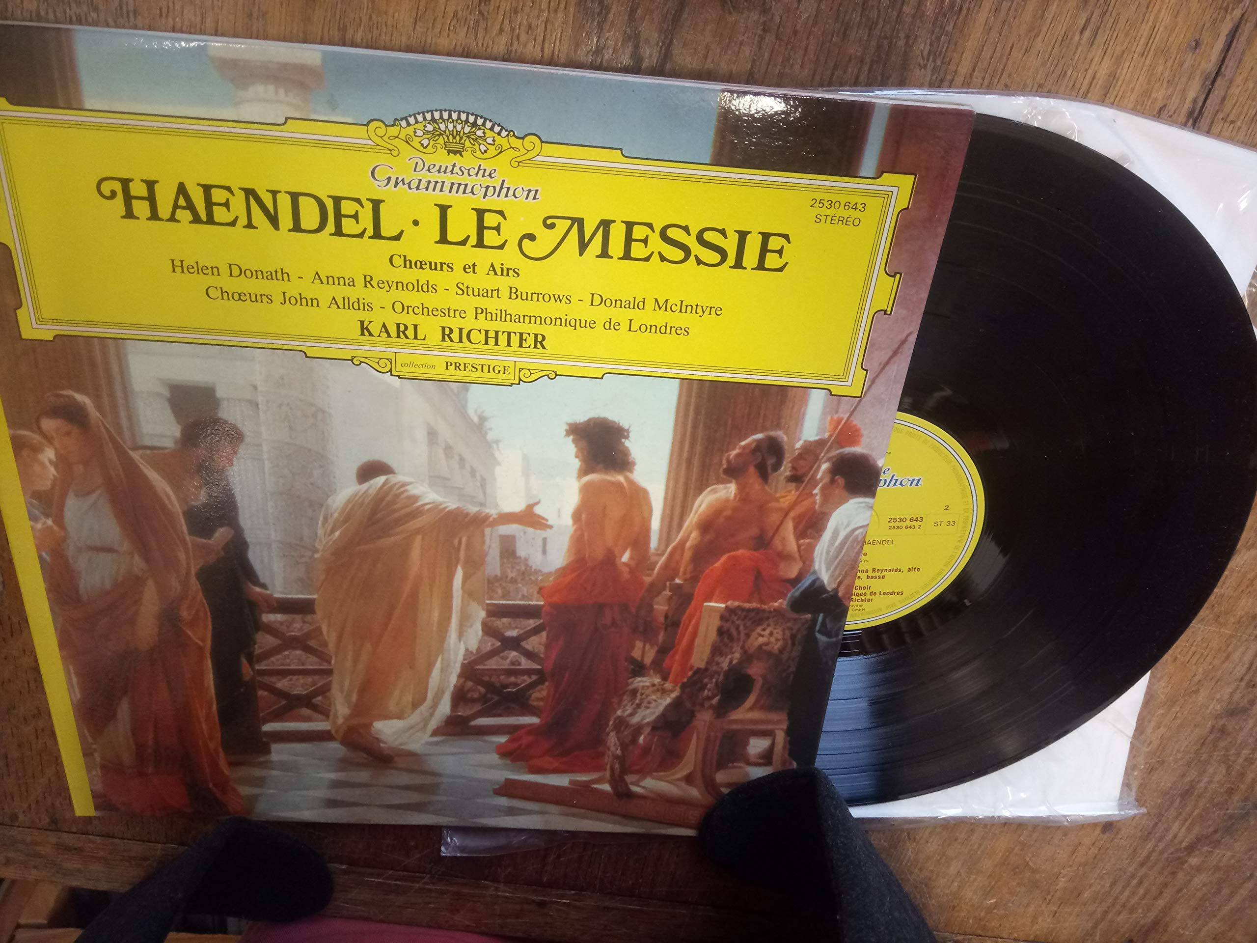 Haendel Le messie Choeurs et airs / Karl Richter / disque Vinyle 33 tours Deutsche Grammophon - 2530 643