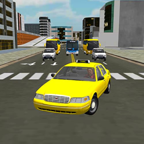 Taxi Simulator 3D – Stadtfahrt & Fahrgastabholspiel