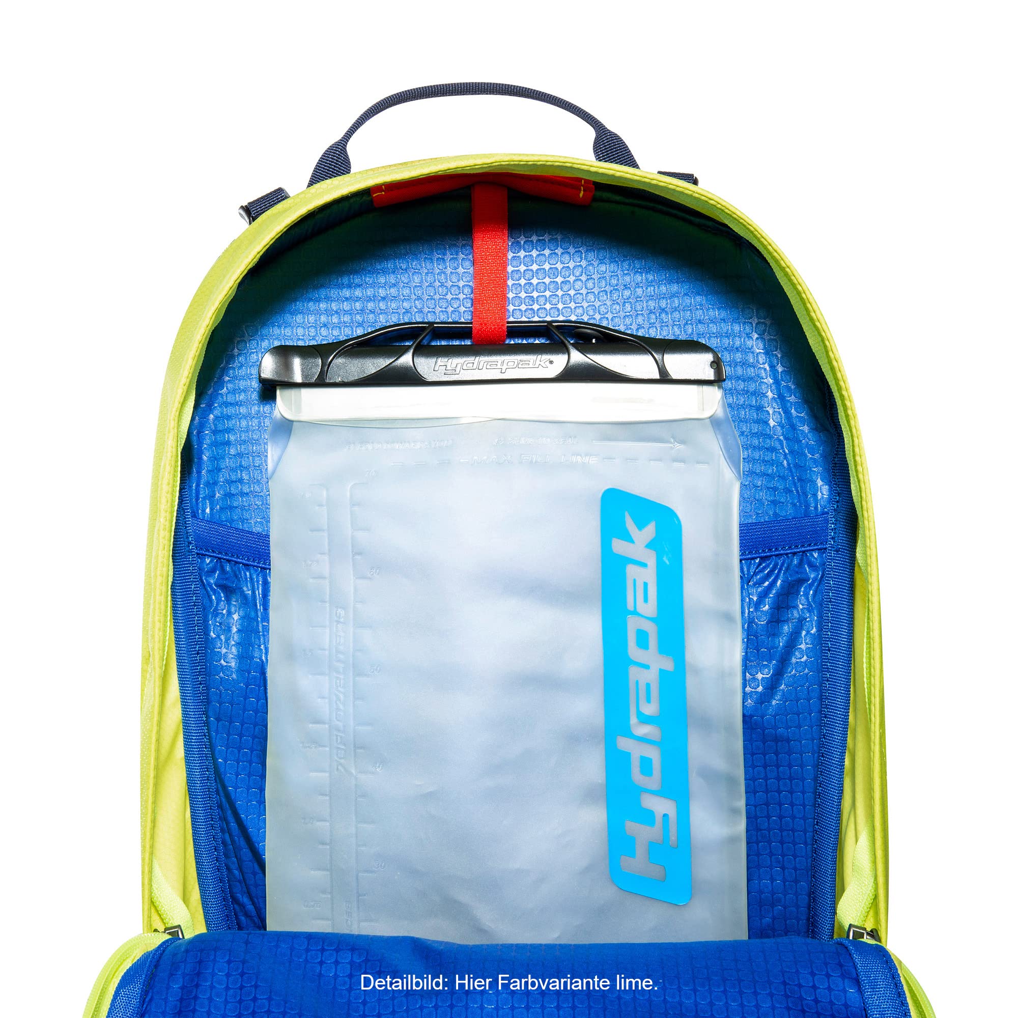 Tatonka Fahrradrucksack Bike Backpack MTB 14l - Kleiner und leichter Rucksack mit Rückenbelüftung, Regenschutz und Helmfach - 14 Liter Volumen